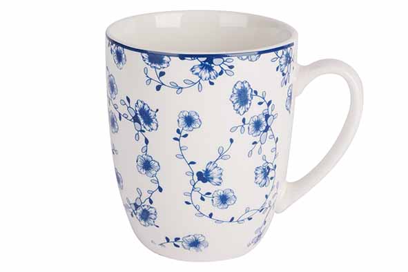 cosy & trendy FLOR AZUL BEKER 37CL SET4 D8 8XH10 4CM