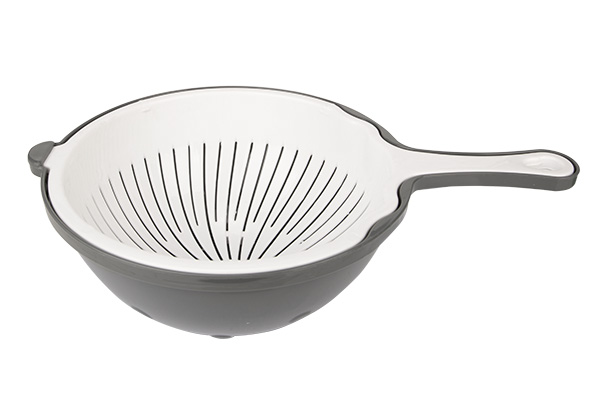 cosy & trendy FRESCO DUBBEL VERGIET WIT GRIJS 2L