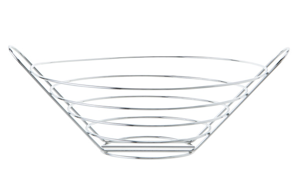 Cosy & Trendy FRUITMAND 33X27XH12CM ROND CHROME