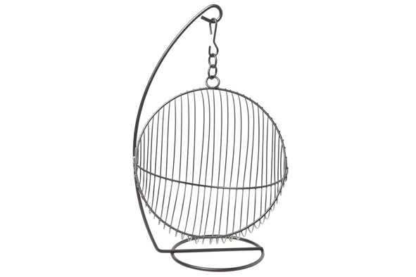 cosy & trendy FRUITMAND HANGEND ZWART 25X30XH40 5CM