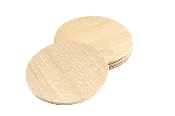 cosy & trendy GLASONDERZETTER ROND S4 HOUT