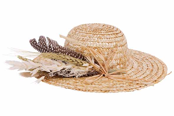 cosy & trendy HOED STRAW NATUUR 31X31XH9CM