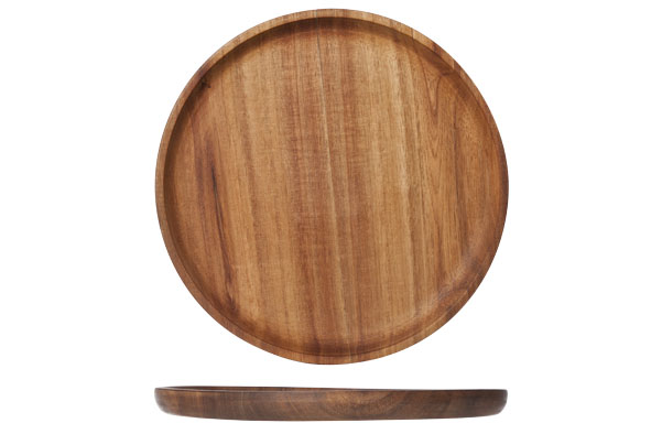 Cosy & Trendy HOUTEN BORD ROND D25X2CM OIL COATING