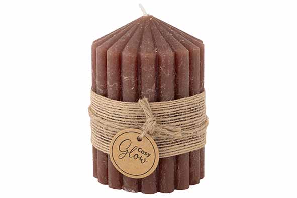 cosy & trendy KAARS RIBBLE BRUIN 7X7XH10CM 40H