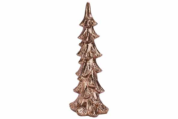 cosy & trendy KERSTBOOM BRUIN 14X12XH37CM AARDEWERK