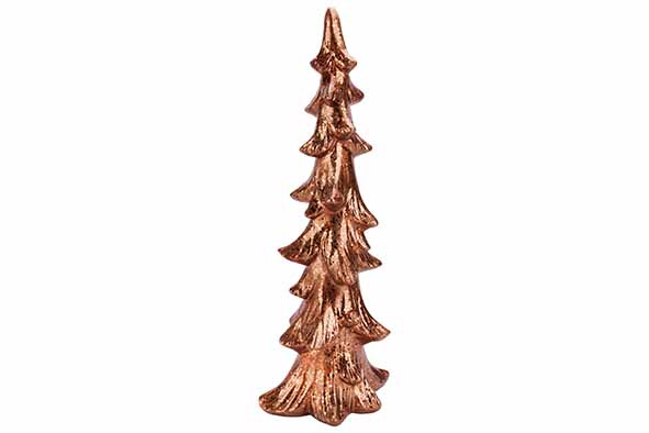 Cosy & Trendy KERSTBOOM KOPER 18X13XH46CM AARDEWERK