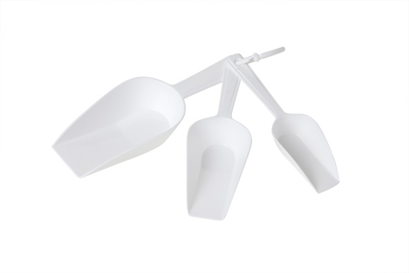 cosy & trendy MAATSCHEPJES SET3 WIT KUNSTSTOF