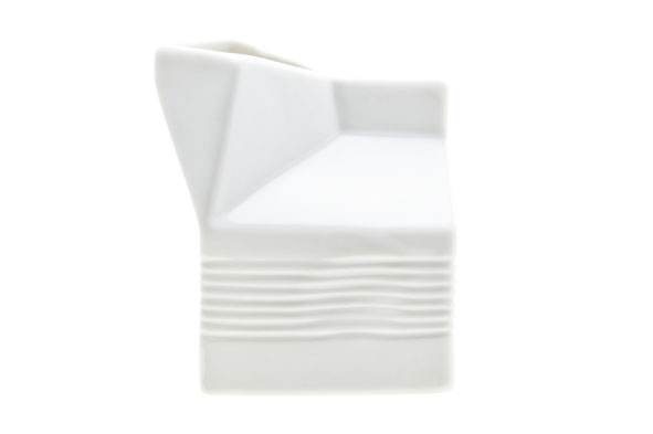 cosy & trendy MELKKANNETJE WIT 7X7XH9 5CM BRIKVORMIG