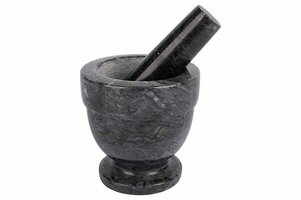 cosy & trendy MORTIER MARMER ZWART D10CM 21CL