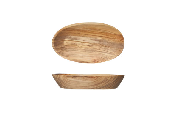 cosy & trendy OVAAL SCHAALTJE 12CMX8-9CM OLIJFHOUT