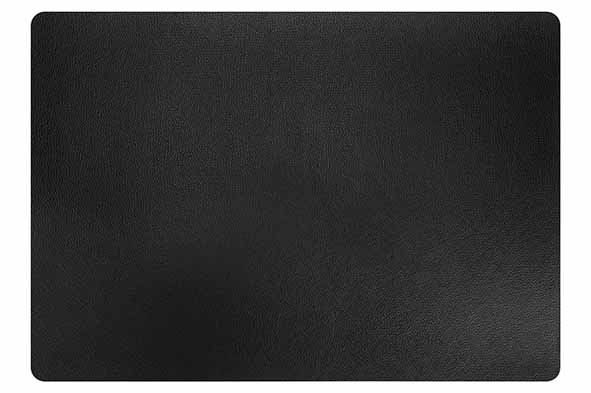 cosy & trendy PLACEMAT LEATHER ZWART 43X30CM