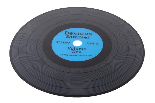 cosy & trendy PLACEMAT LP LOOK BLAUW ROND 38CM PET