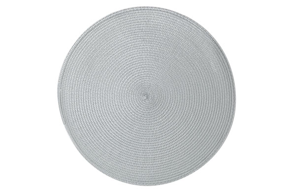 Cosy & Trendy PLACEMAT ROND GRIJS D36CM