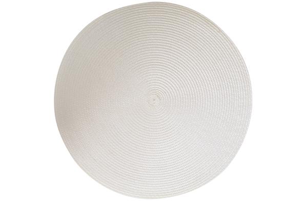 cosy & trendy PLACEMAT ROND WIT D36CM