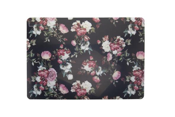 cosy & trendy PLACEMAT ZWART ROZEN 43.5X28.5CM