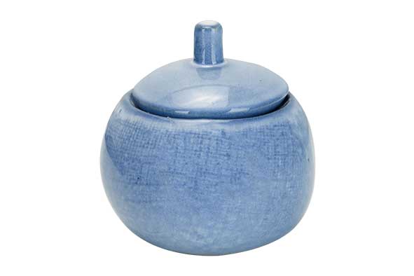 cosy & trendy SAJET BLUE SUIKERPOT 25CL D9XH6.7-10CM