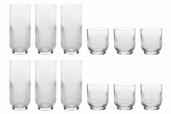 Cosy & Trendy SERVICE DE 12 VERRES MARTIN 6 PERS