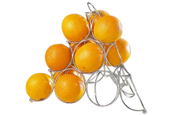 cosy & trendy SINAASAPPEL-HOUDER 32X32XH27CM WIRE