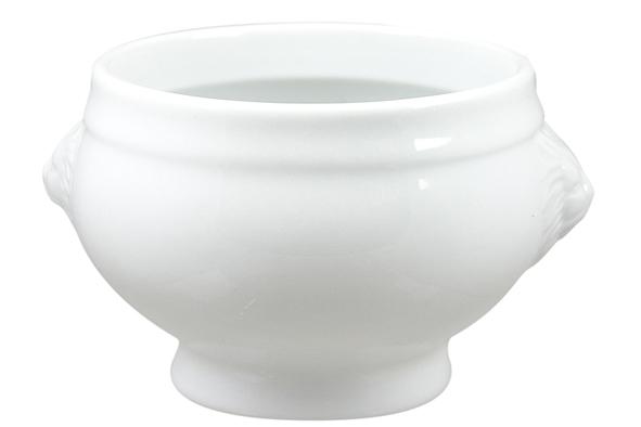 cosy & trendy SOEPBOL LEEUWENKOP WIT PORSELEIN 55CL