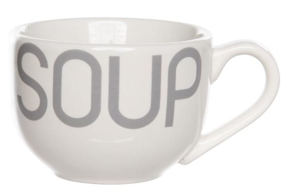cosy & trendy SOEPTAS D11XH8 5CM TEKST SOUP 55CL
