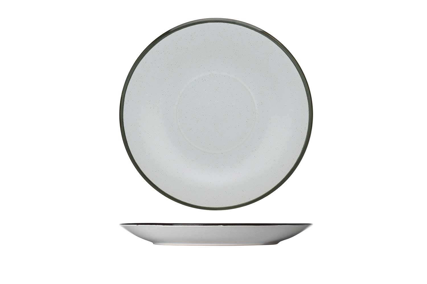 cosy & trendy SPECKLE WHITE ONDERTAS D14 5CM