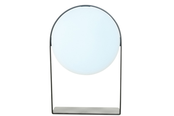 cosy & trendy SPIEGEL ZWART 32X9XH50CM METAAL