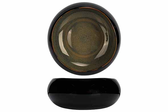 cosy & trendy SPLASH BLACK SCHAALTJE D16XH6 5CM