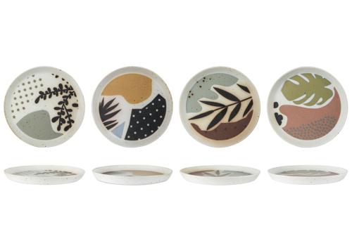 cosy & trendy STEPHANO LEAF MINIBORDJE D12CM 4 ASS