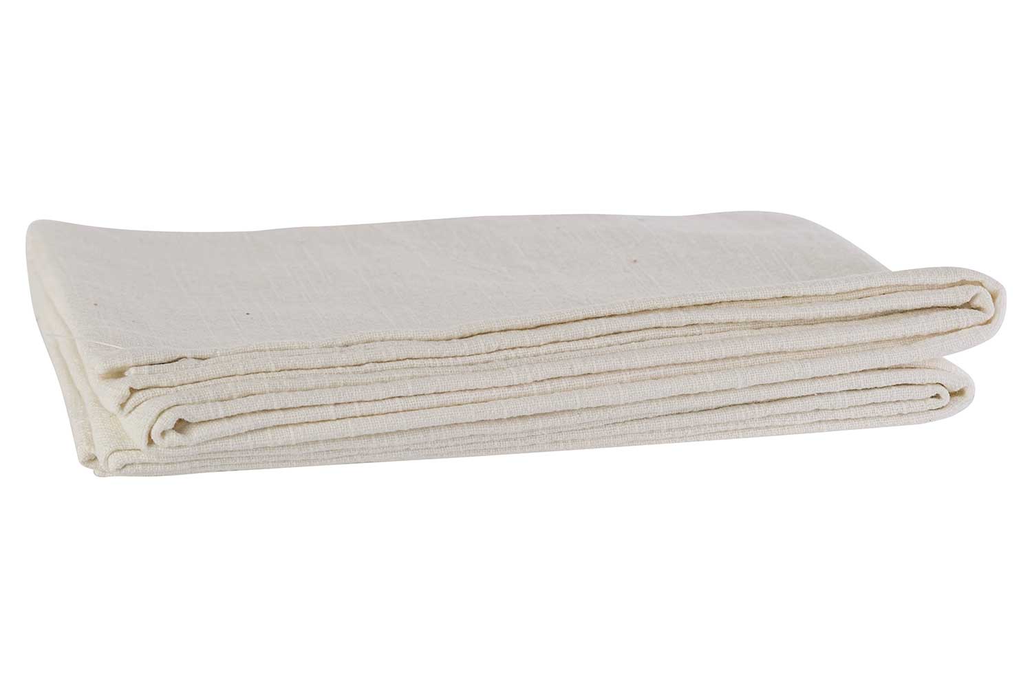 Cosy & Trendy TAFELLOPER WIT 180X40CM KATOEN