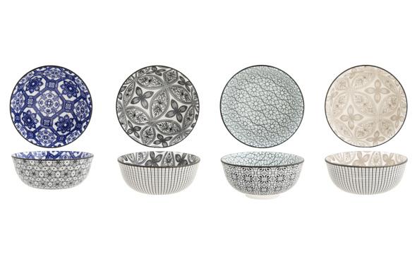 cosy & trendy TERAMO BOWL D12XH5 7CM ROND 4 ASS