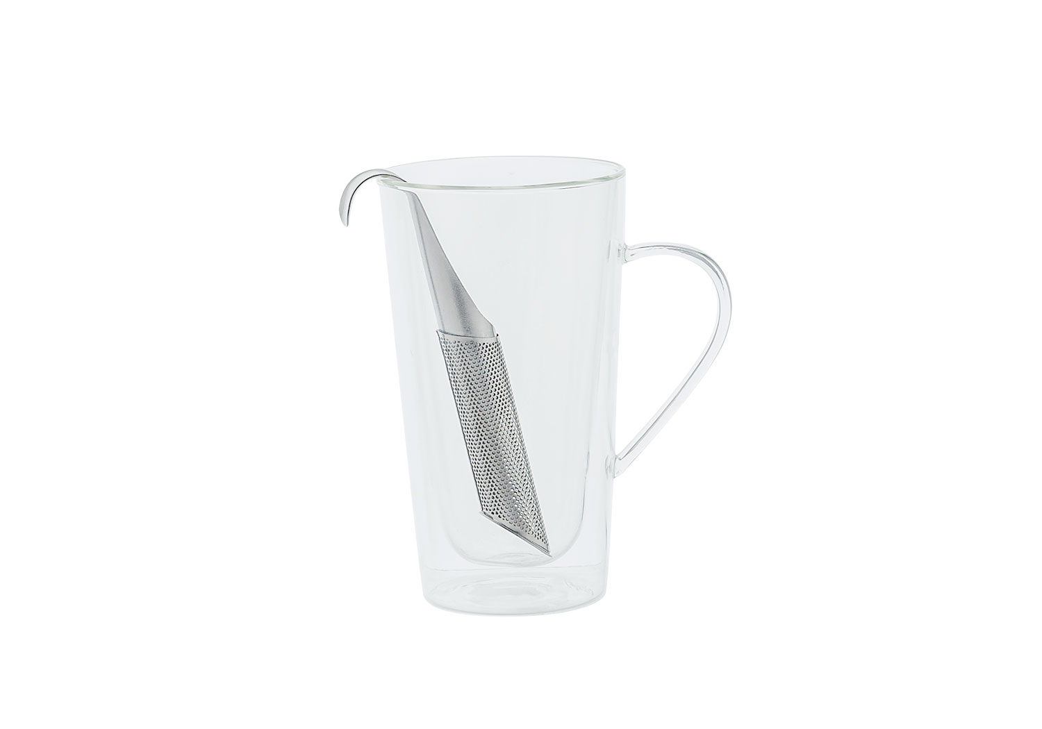 cosy & trendy THEEGLAS 40CL DUBBELWANDING RVS FILTER