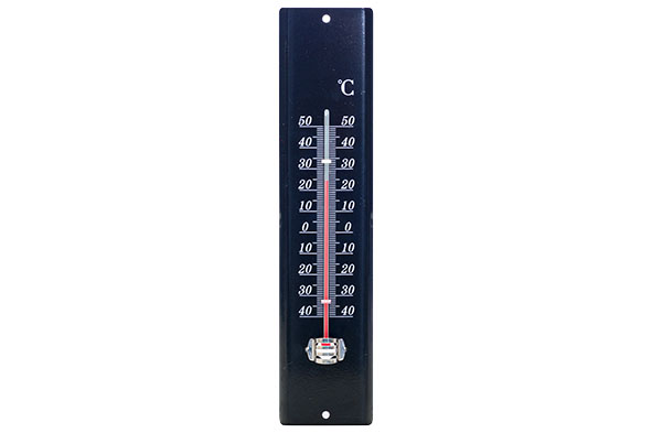 cosy & trendy THERMOMETER METAL 29.5X7CM ZWART cosy & trendy THERMOMETER METAL 29.5X7CM ZWART