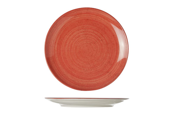 cosy & trendy TWISTER RED PLAT BORD D21CM