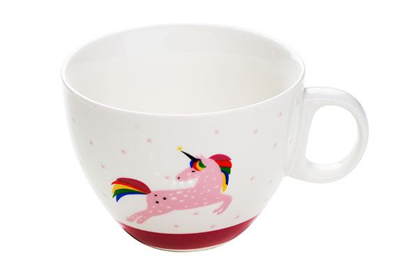 cosy & trendy UNICORN ONTBIJTTAS 50CL D11 8XH8 7CM