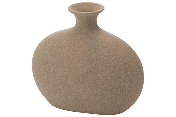 cosy & trendy VAAS ZAND 17X5XH15CM ROND AARDEWERK