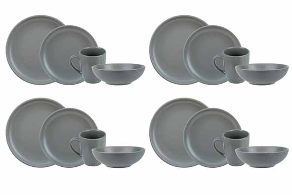 cosy & trendy VIVA GREY SERVIESSET 16-DELIG
