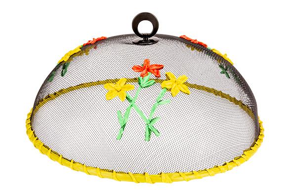 cosy & trendy VOEDSELKAP D35CM DECO THREE FLOWERS