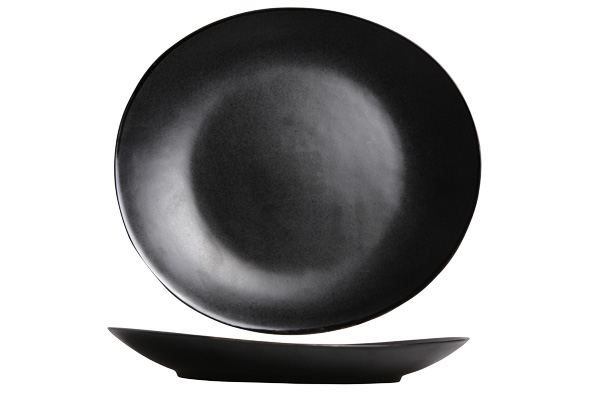 cosy & trendy VONGOLA BLACK PLAT BORD 28X25.5CM