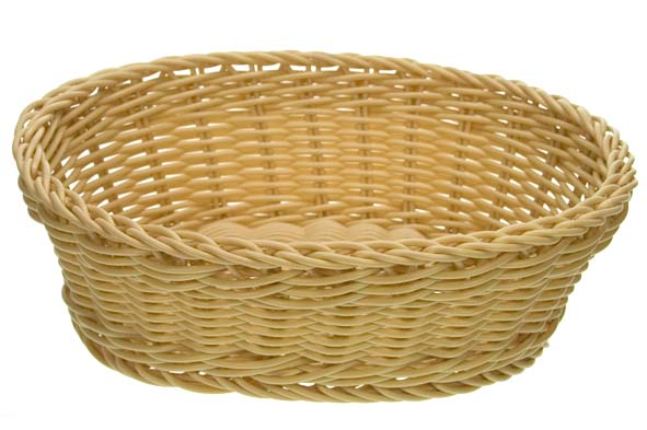 cosy & trendy CT PROF MANDJE NATUREL 25X20XH7 5CM OVAA L PLASTIEK