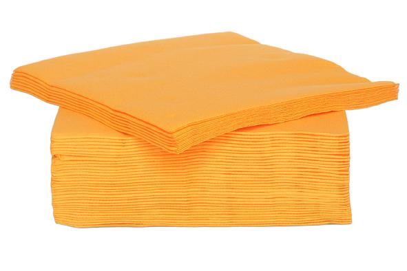 cosy & trendy CT PROF SERVIET TT S40 25X25CM MANDARIJN PAPIER TEXTIEL-TOUCH