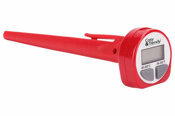 cosy & trendy DIGITALE VLEESTHERMOMETER -50 TOT 200°C 3 7X3 2X14 5CM