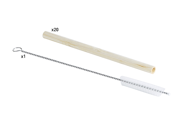 cosy & trendy ECO RIETJES S20+1 BORSTEL D0.8XH15 BAMBO E BRUIN