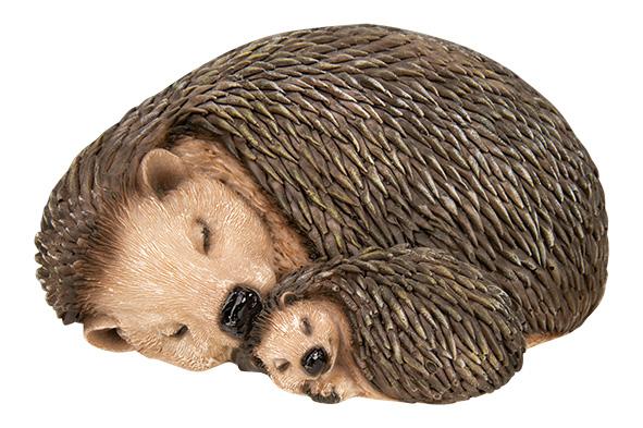 cosy & trendy EGEL SLEEPING WITH CHILD BRUIN 17X14 5XH 9 5CM RESIN