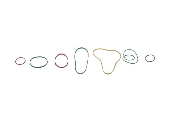 cosy & trendy ELASTIEKEN MET VERSCHILLENDE MATEN EN KL EUREN 1.5MM DIKTE