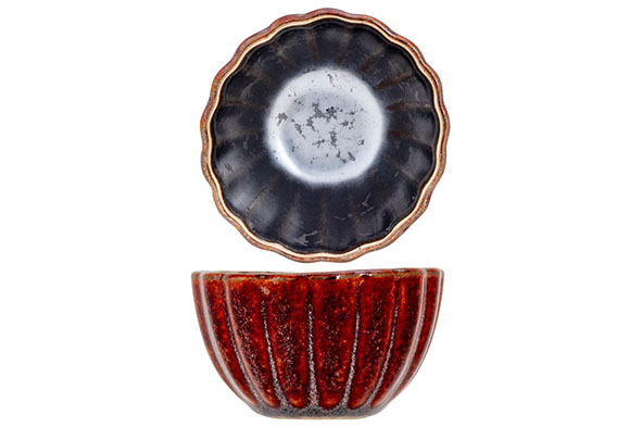 Cosy & Trendy ELEMENTS MAROON APEROSCHAALTJE ROND D7XH4CM