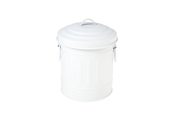 cosy & trendy EMMER DEKSEL WIT ROND METAAL 11X10 7XH12 6