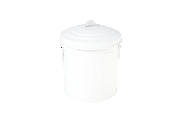 cosy & trendy EMMER DEKSEL WIT ROND METAAL 12 5X12 2XH13 5