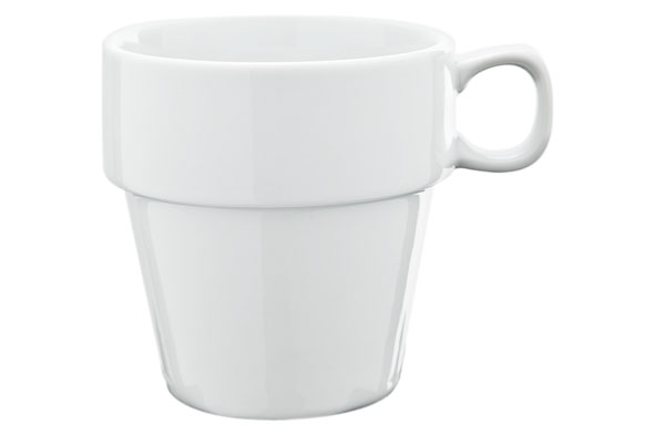 cosy & trendy EVERYDAY WHITE MELKBEKER MET OOR 20CL D8XH8.2CM