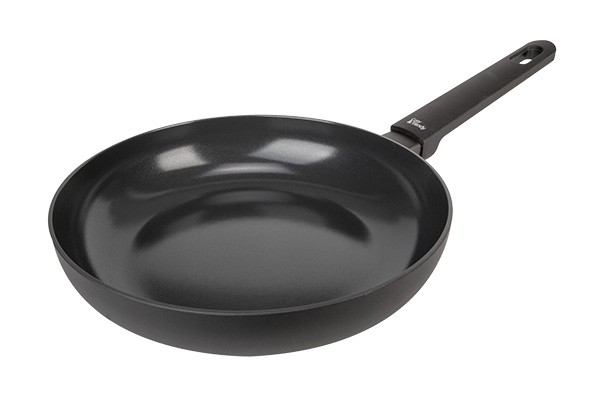 cosy & trendy FULL BLACK WOK ZWART D28XH7 8CM ALUMINIU M ALLE VUREN