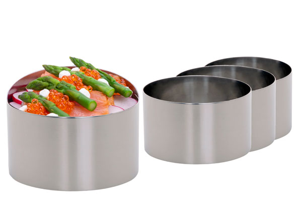 cosy & trendy GARNEERCIRKEL D9XH5.5CM SET4 INOX 18/10